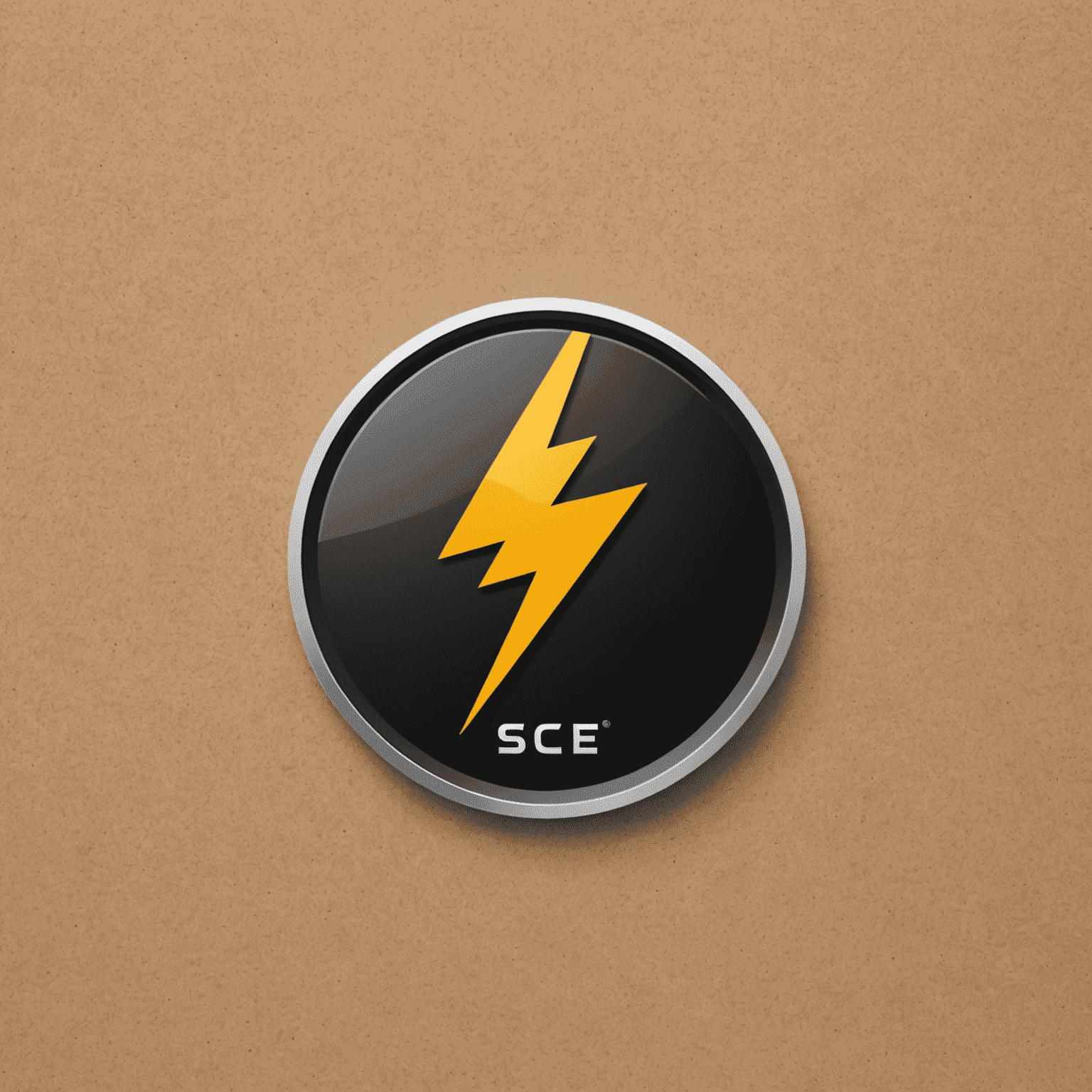 Sce_com logo - A modern, sleek design featuring a lightning bolt icon integrated with the company name